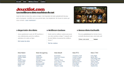 Desktop Screenshot of jeuxslot.com